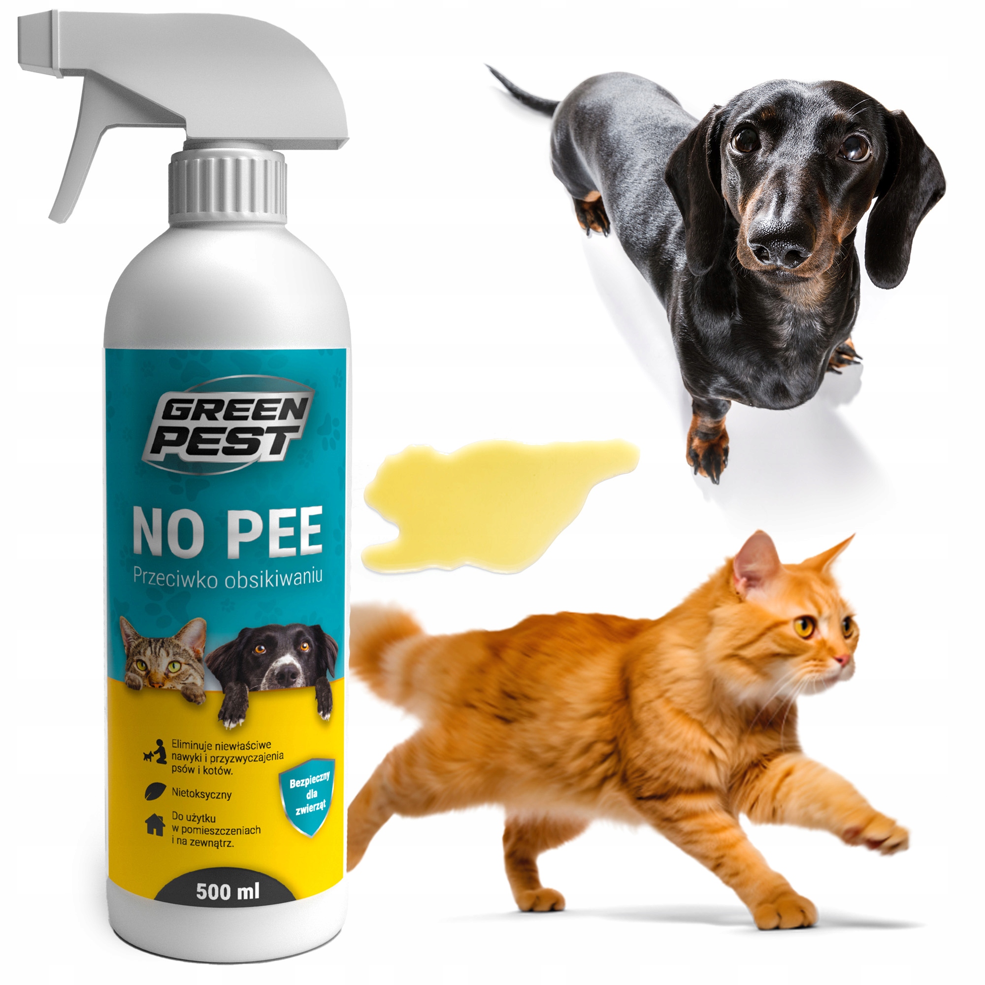 NO PEE Green Pest 500 ml | Sprej proti močeniu psov a mačiek